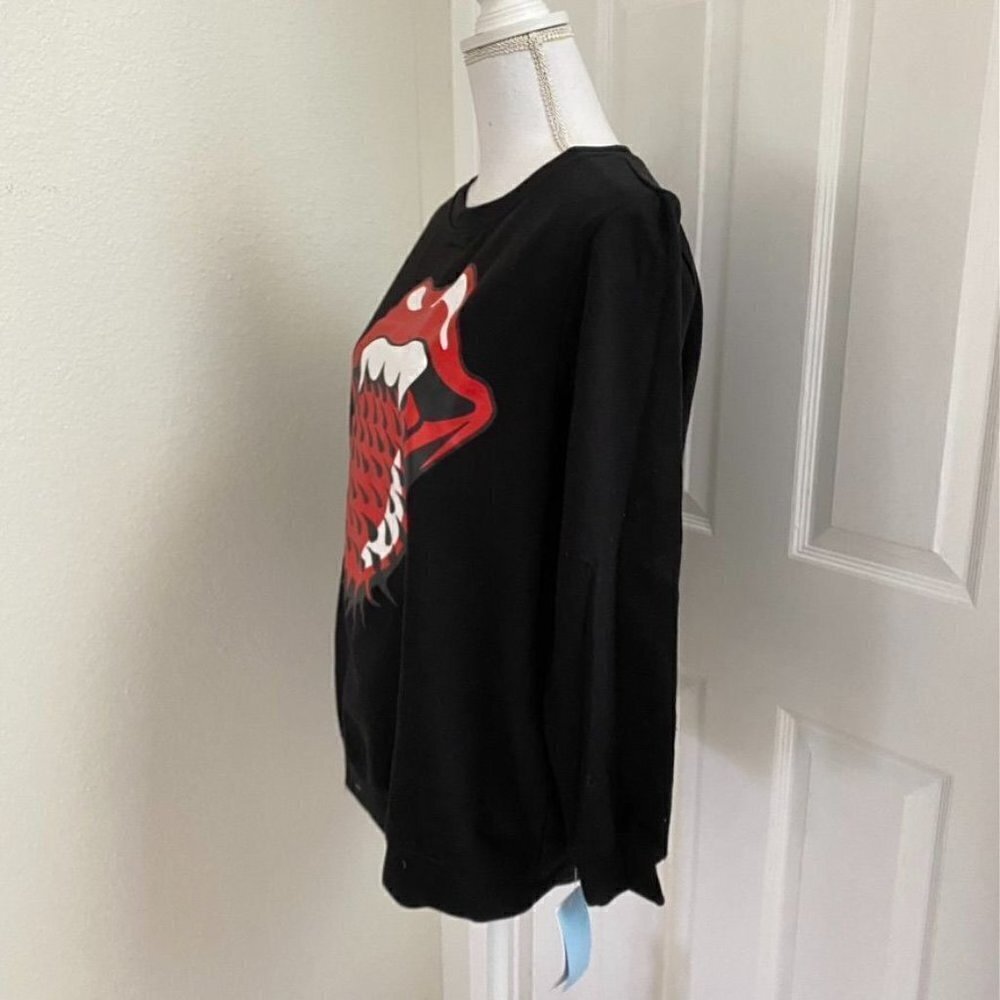 Bravado Women's The Rolling Stones Halloween Graphic Sweatshirt - Black - Picture 2 of 10